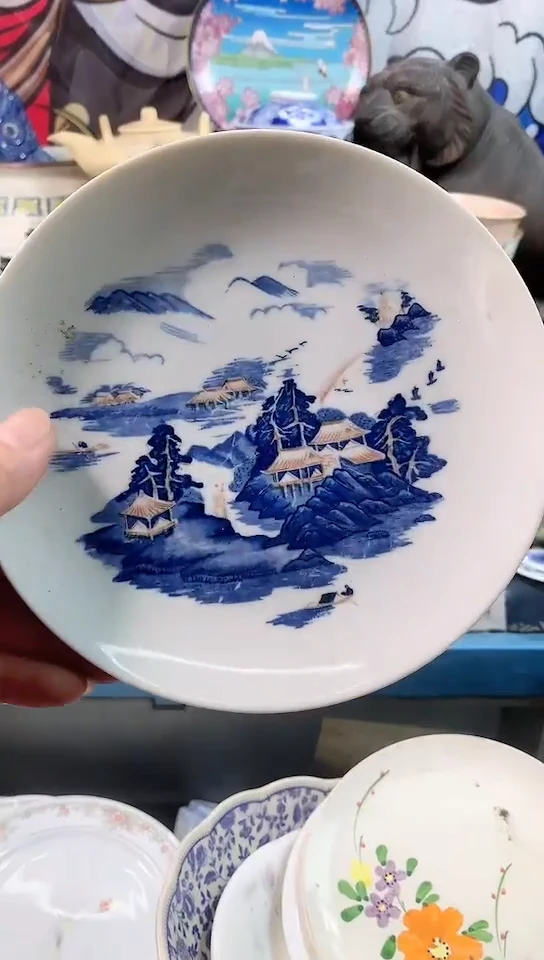 茶杯紫砂白*善镰仓物语甄选瓷器3