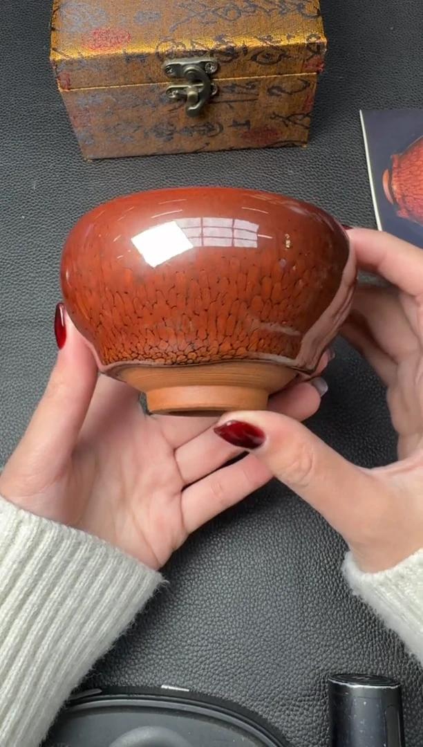 【闪购商品】茶盏建盏故事陈其富鹧鸪斑127