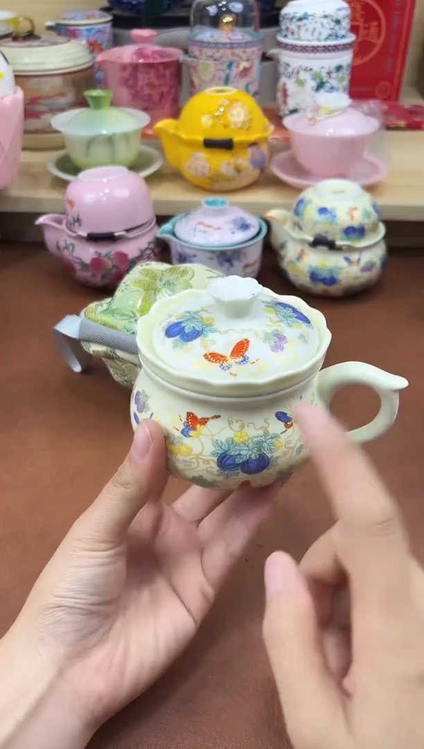 陶陶瓷茶具摆件旅行套组