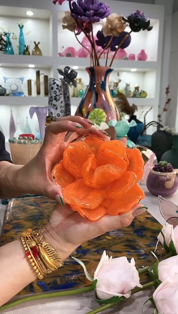 慕忆家手作琉璃花瓶