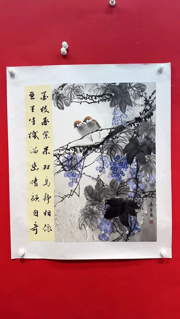 国画画家陆远华纯手绘原作