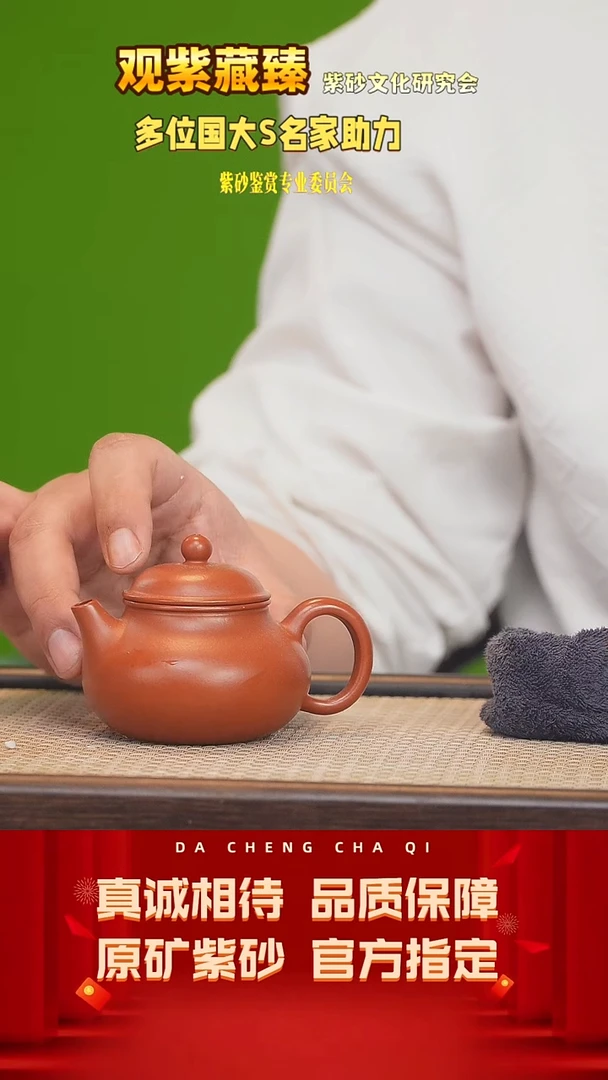 【闪购商品】紫砂茶壶77号 观紫藏臻 大红袍 100cc左右