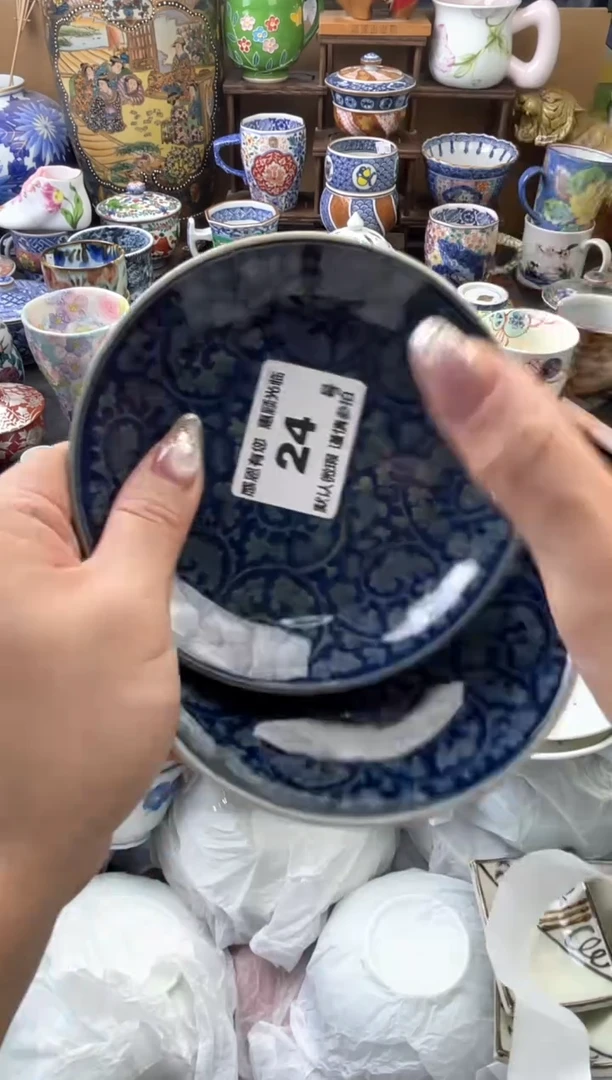 瓷片大*24号六六工艺品瓷器