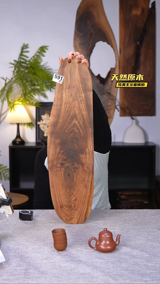 木呦***?北美黑胡桃原木.干裂疤结不属于商品质量问题
