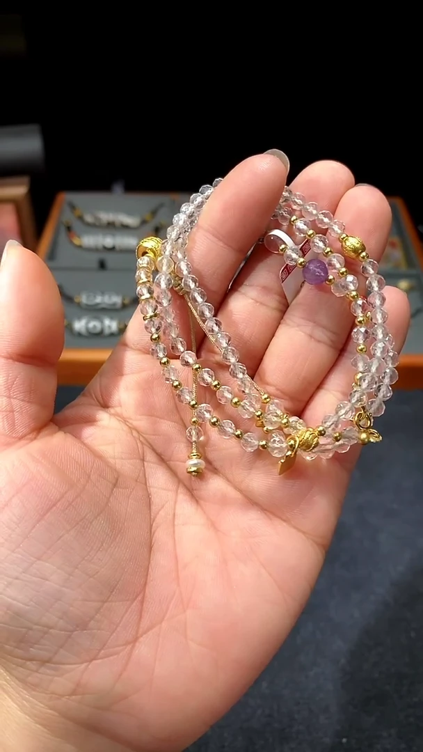 【闪购商品】水晶项链未镶嵌项链