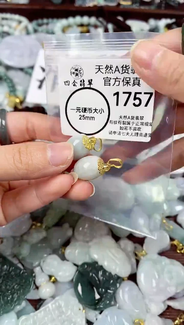 【闪购商品】翡翠颈饰未镶嵌天然A货翡翠1757