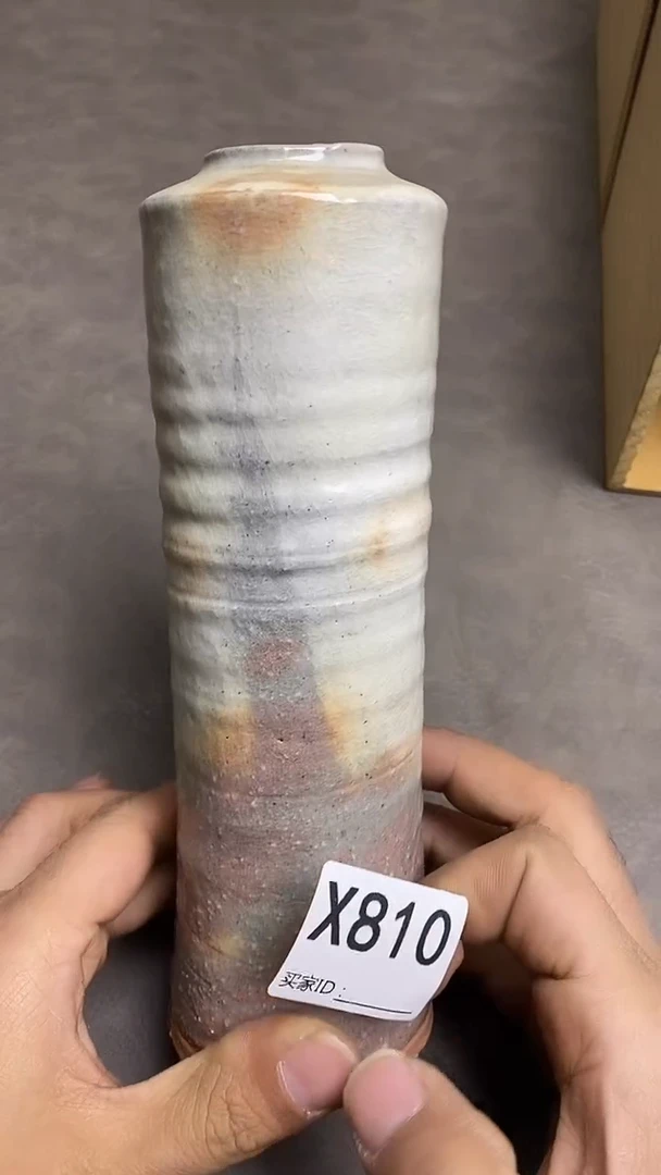 瓷片X810默认微瑕，谨慎参拍 萩花瓶
