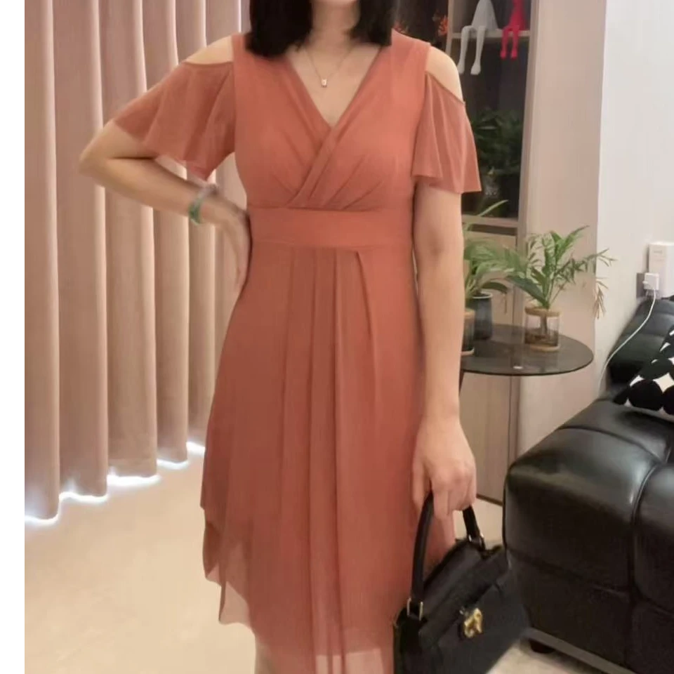 轻奢高级感气质显瘦女人味高级感连衣裙YF25152