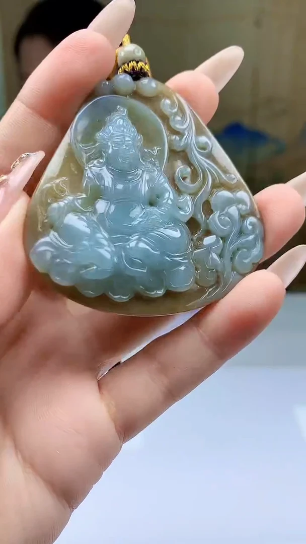 【闪购商品】定制翡翠未镶嵌4902ty-毛货挂件21