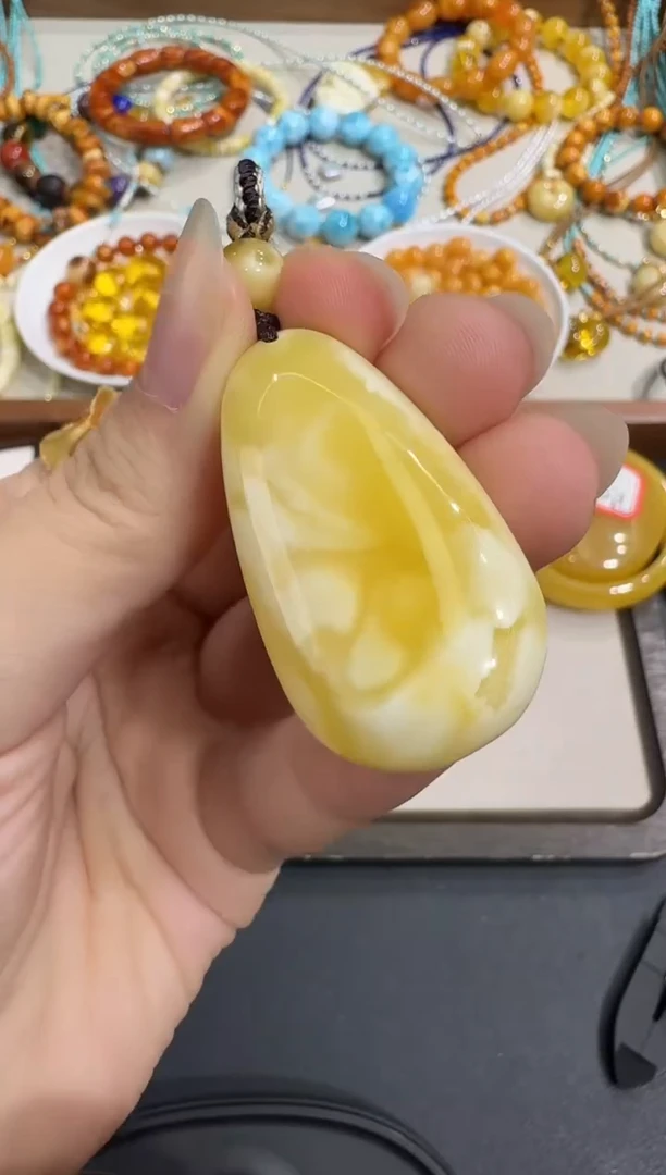 琥珀颈饰未镶嵌X0916-1195-239