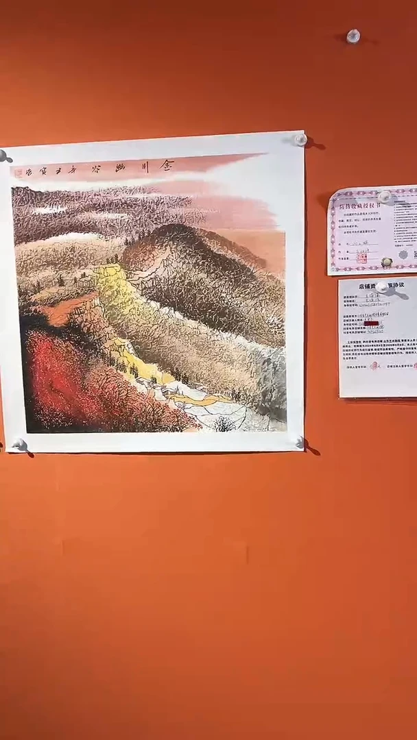 国画国画 国画王保強老師4平方尺绘画手绘