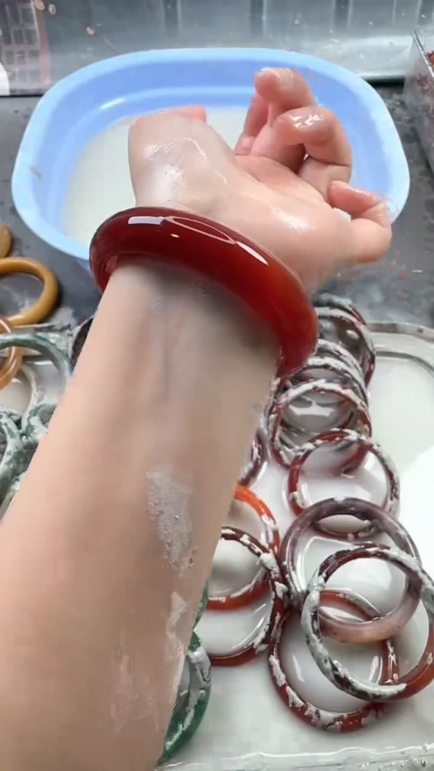 【闪购商品】玛瑙/玉髓手镯未镶嵌80 62