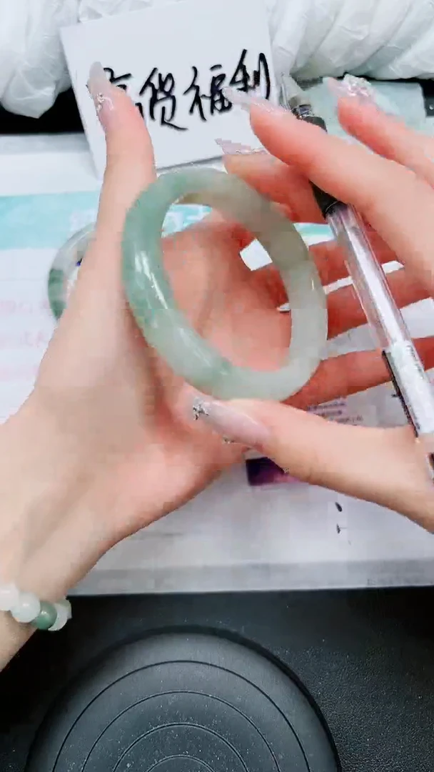 【闪购商品】石英质玉手镯未镶嵌A294-59`60`