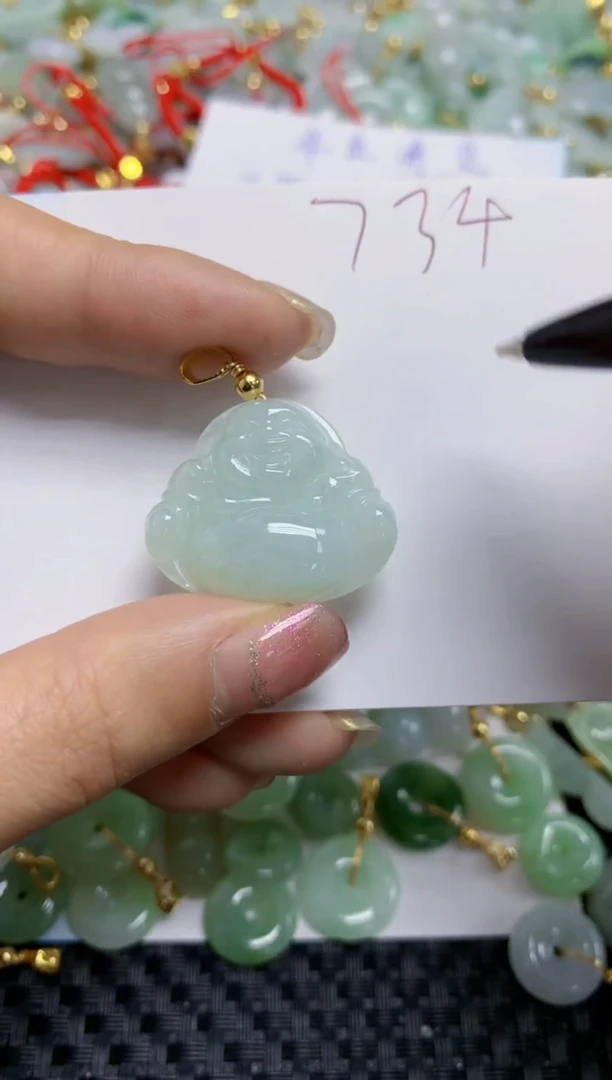 【闪购商品】翡翠颈饰合金天然A货翡翠