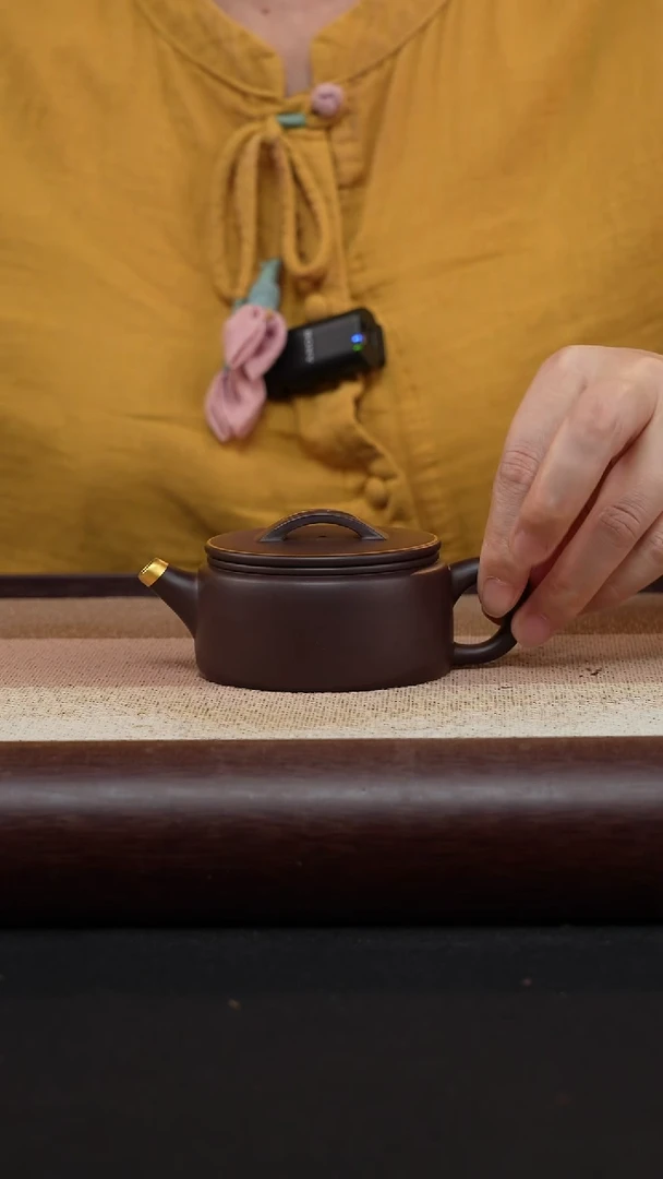 【闪购商品】紫砂茶壶老紫泥-汉瓦MH-1669