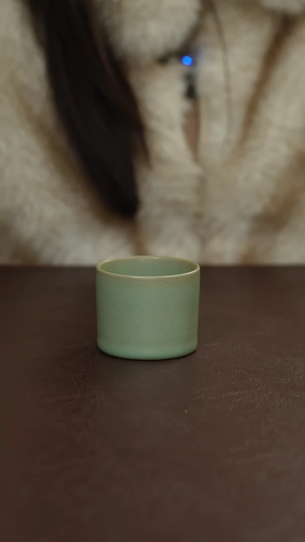 摆件陶原矿原釉汝宋汝瓷