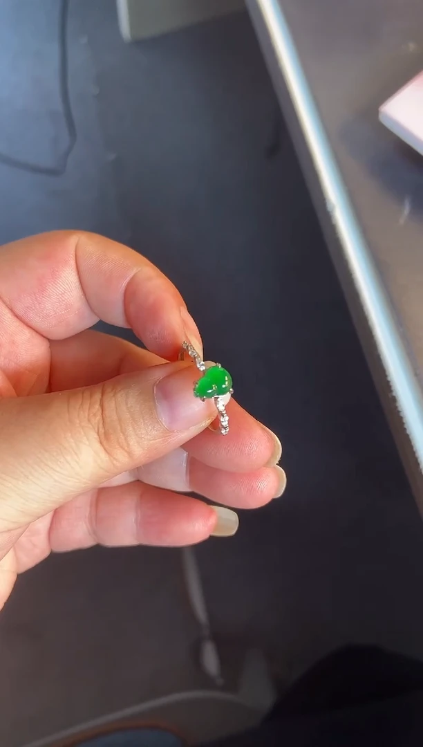 吊坠(不含链)银S925镶嵌翡翠1