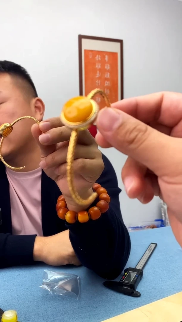 银S925镶嵌蜜蜡珠宝奇石假一罚十，发一件