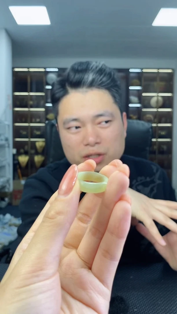 【闪购商品】和田玉戒指未镶嵌素圈均码