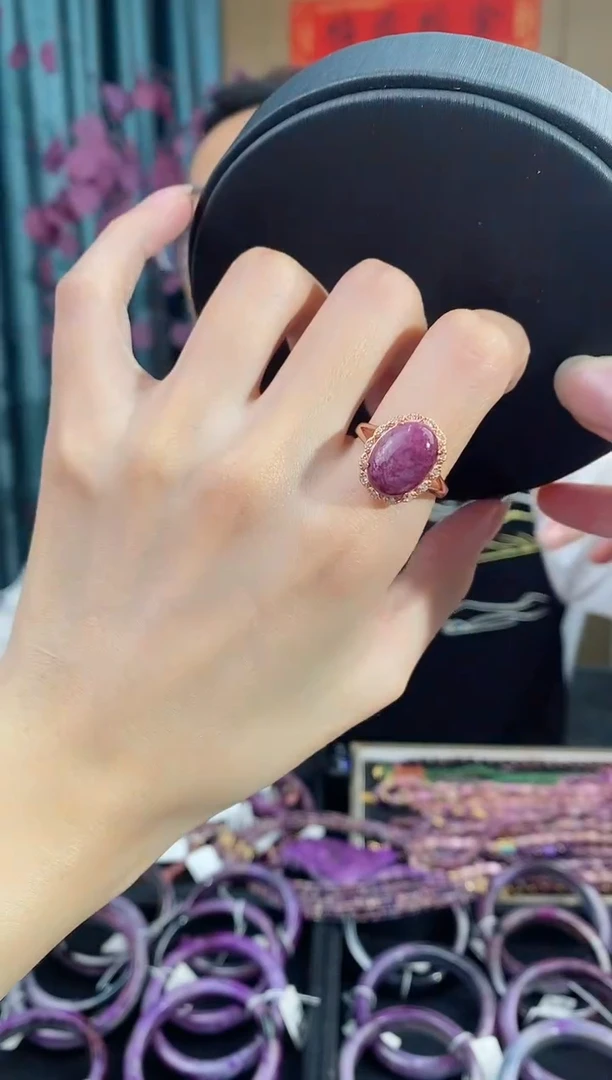 【闪购商品】红宝石戒指银S925镶嵌878