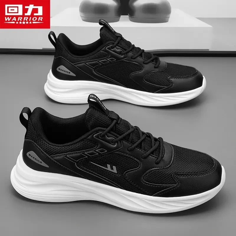 回力运动鞋2025冬季男鞋透气防臭减震跑步鞋软底休闲百搭网面潮鞋