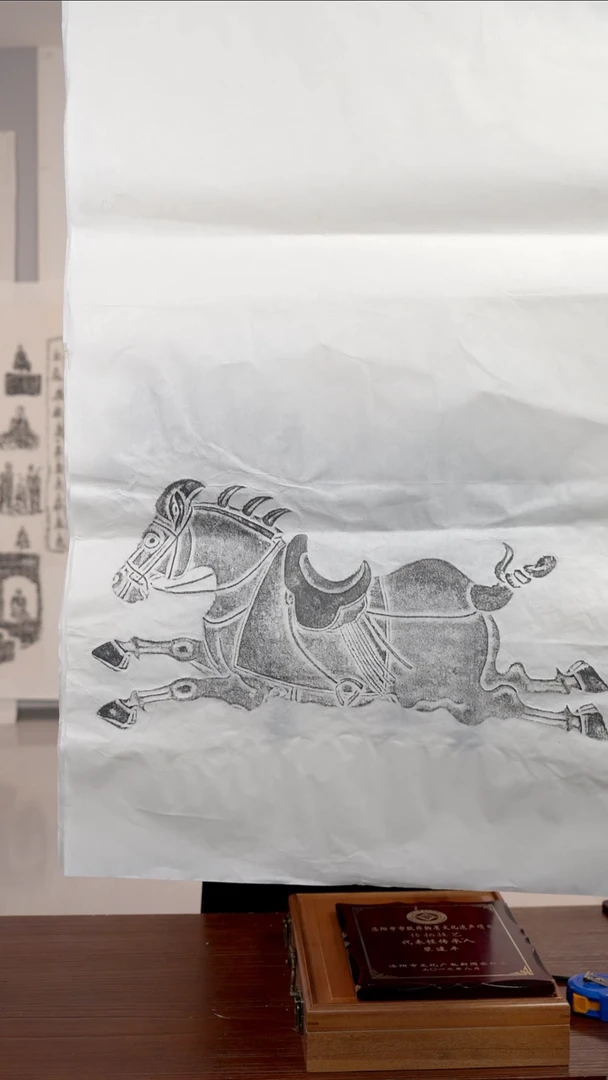 拓片用纸印石非遗传承拓片