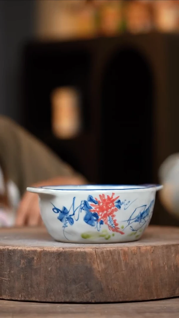 瓷片景德镇高温釉下彩（食品级）