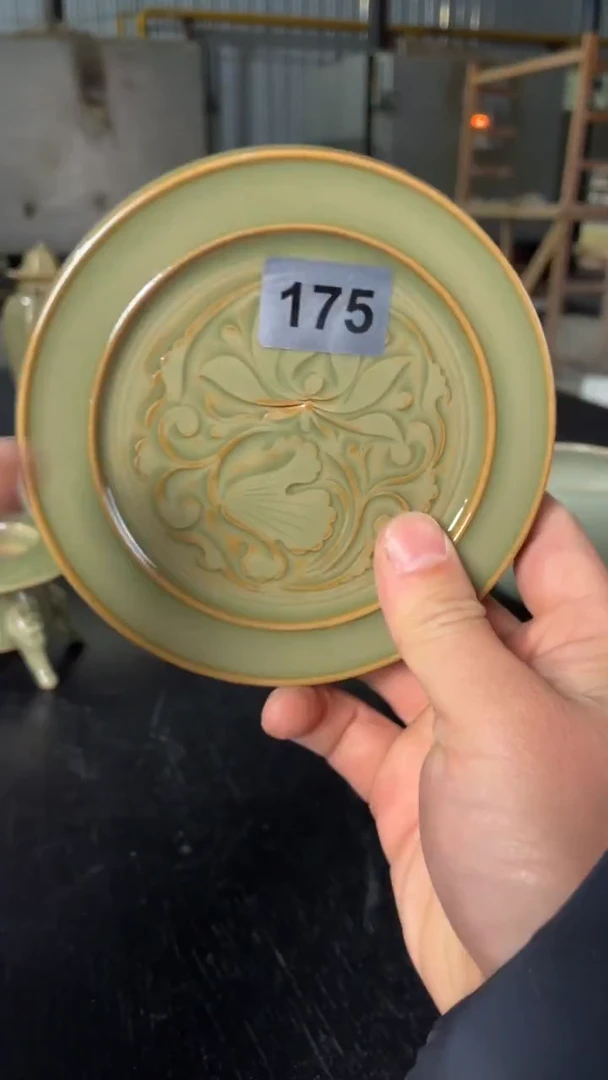 耀州窑仰山壶承微瑕175