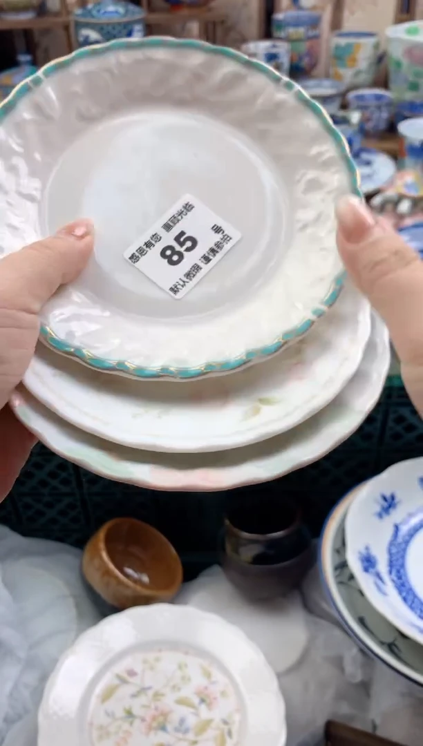 瓷片四*85 号九姑娘工艺品瓷器（有磨放漏）