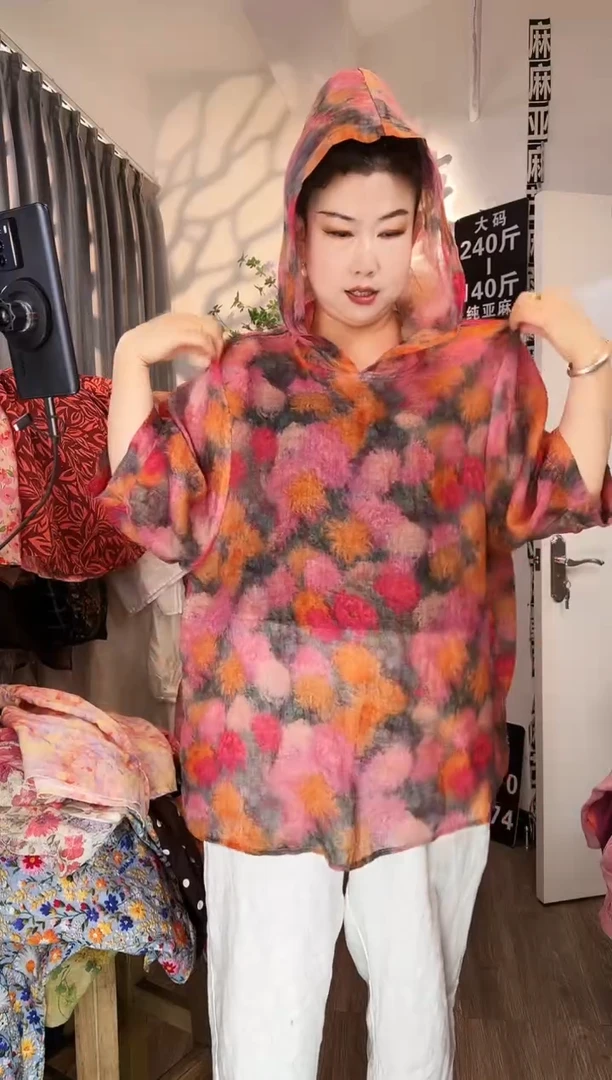 亚麻汉麻苎麻大码女装。