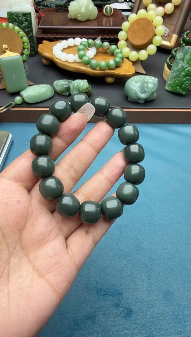 未镶嵌手串和田玉小*子ldszq