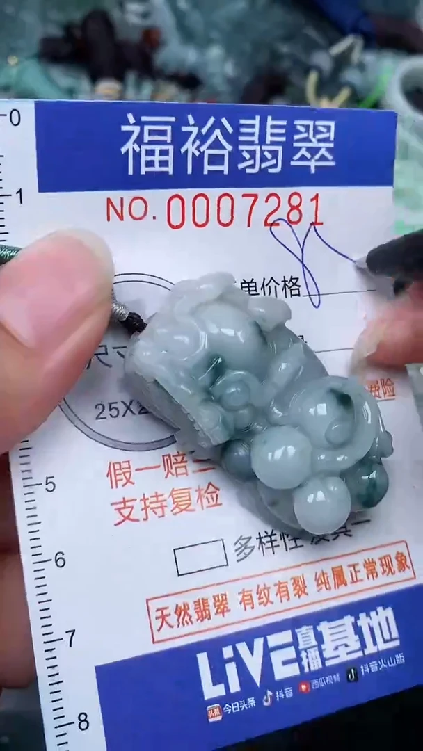 翡翠未镶嵌颈饰...0007281