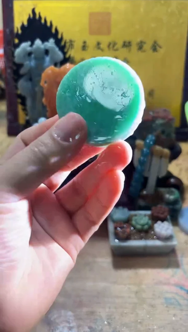 未镶嵌挂件翡翠A货常星8192