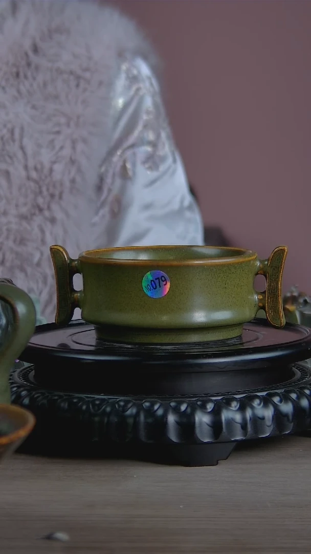 景韵堂仿清茶叶末釉