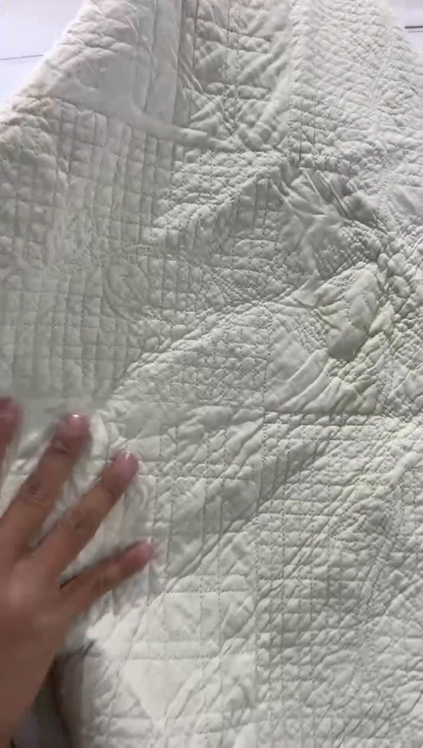 棉180*180纯棉床盖108号微瑕