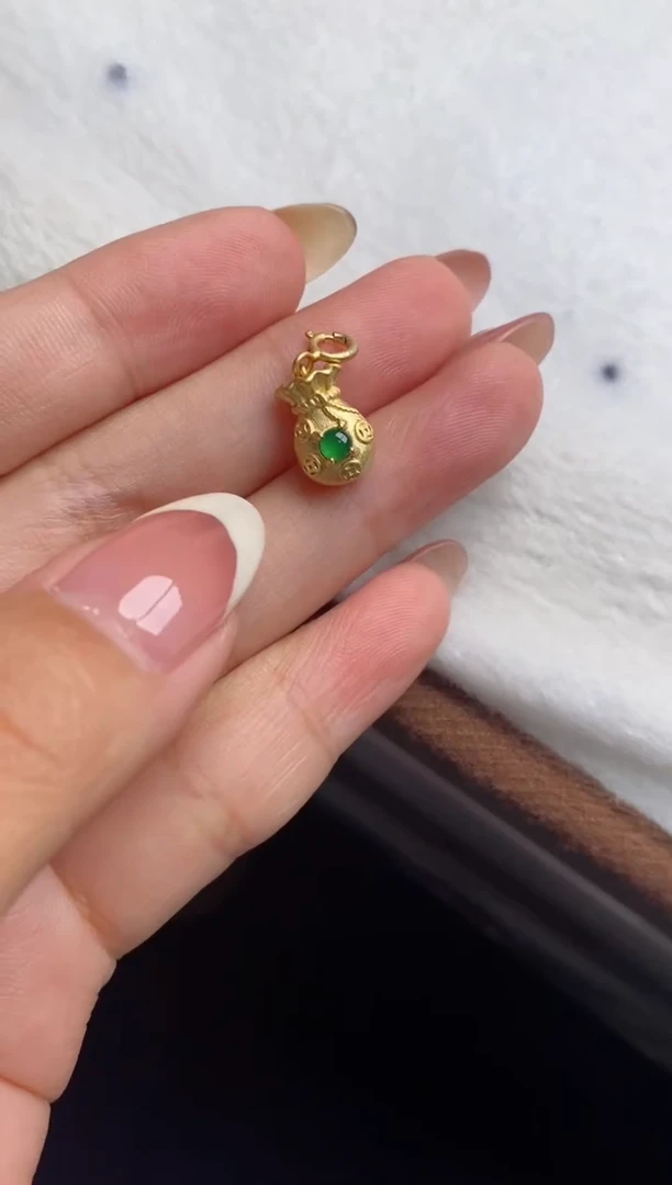 银S925镶嵌戒指翡翠天然A货翡翠
