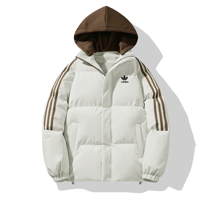 【奥莱品牌】连帽保暖羽绒棉服男款冬季棉衣潮流休闲情侣假两件