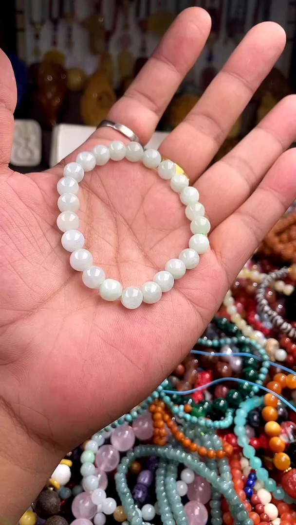 未镶嵌手串翡翠(一物一件)150827