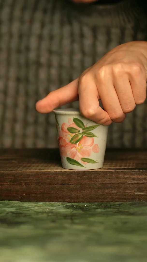 瓷器青诗集手工手绘瓷器