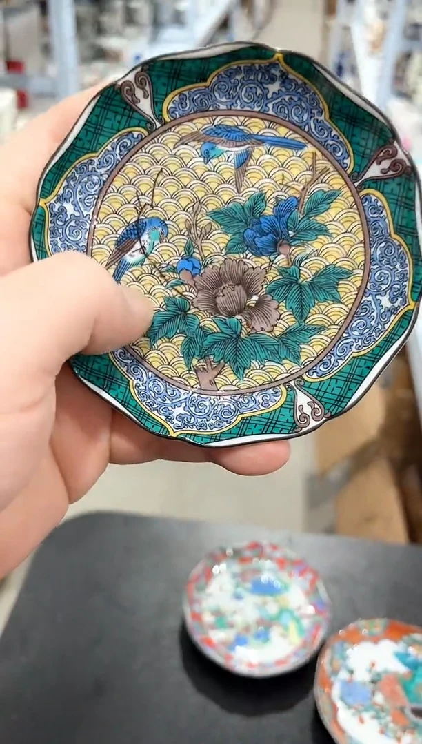 摆件陶陶瓷（简装）4寸盘一个