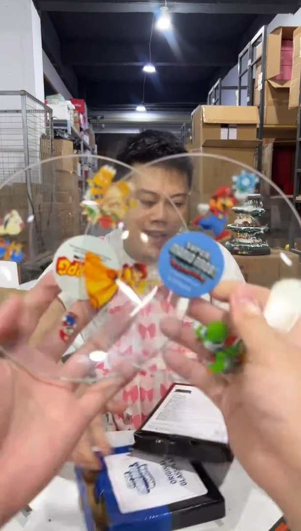 瓷片原盒马里奥盘子2件套