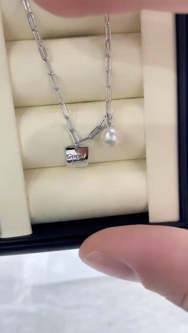 【闪购商品】海水珍珠手链银S925镶嵌海水珍珠手链