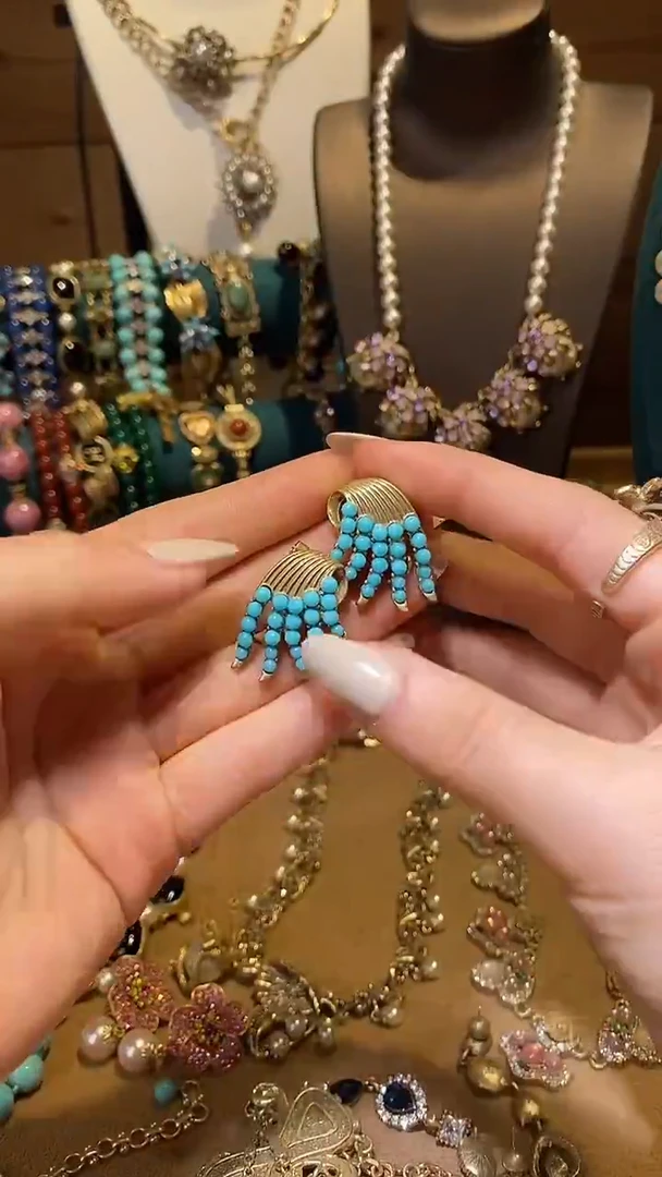 纯铜合金琉璃中古经典手饰饰品