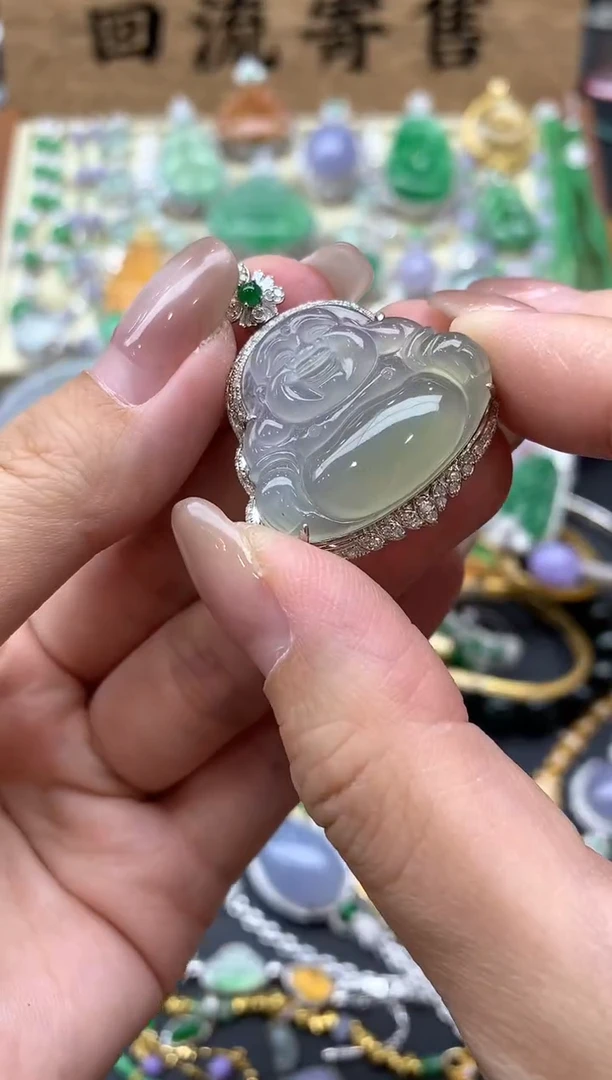 【闪购商品】翡翠颈饰18K金镶嵌318-中国好珍宝