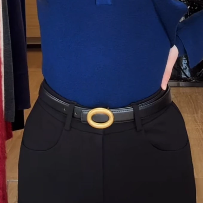 ZOUYASHIFA 宽版百搭腰带 YS1229