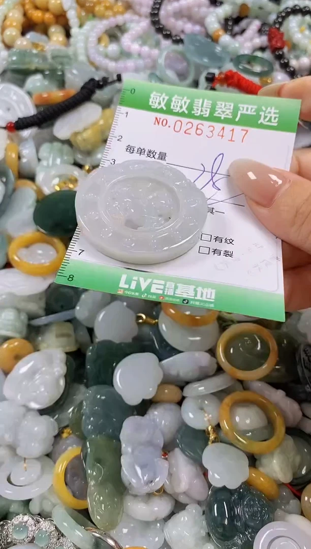 翡翠未镶嵌颈饰闪购0263417多样性发其一