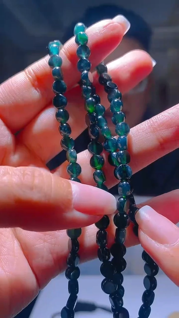 未镶嵌定制翡翠KK翡翠毛货吊坠-22