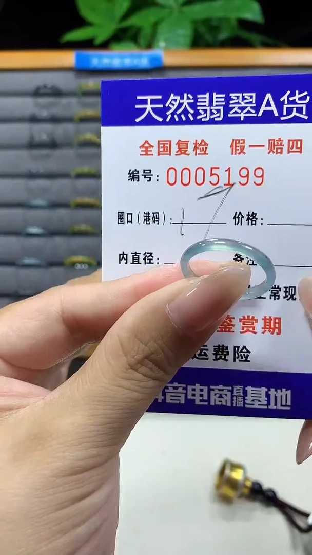 未镶嵌戒指翡翠5199天然翡翠A货