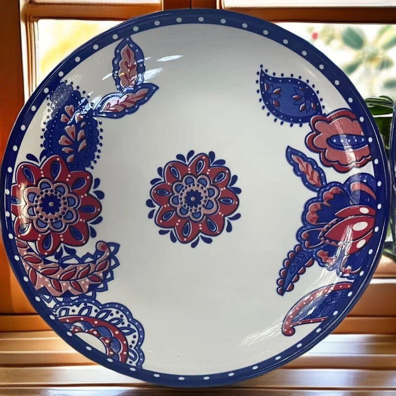 【新疆包邮】  badam jogpanji  2个中盘鸡盘高档简约网红圆形创意