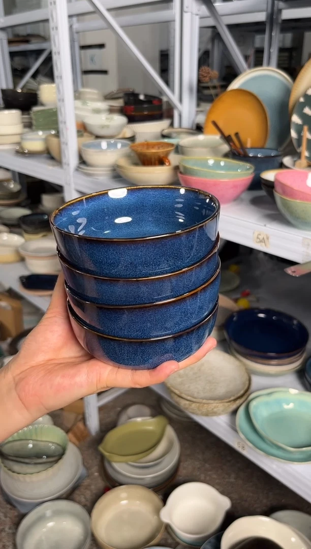 陶瓷外贸尾货瑕疵满20包邮X4 新品米饭碗